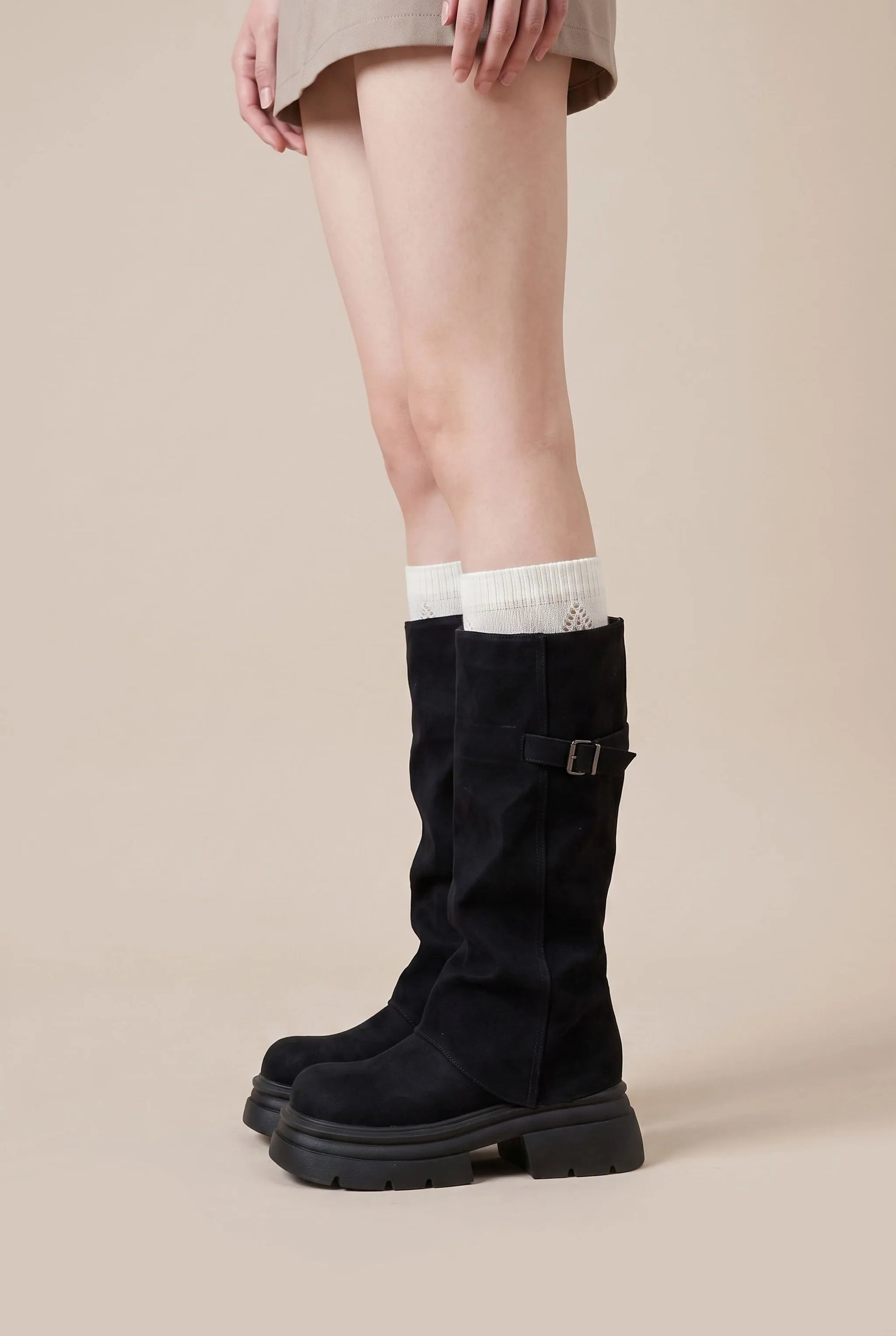 SlouchStep | Klobige Damenstiefel Im Slouch-Design
