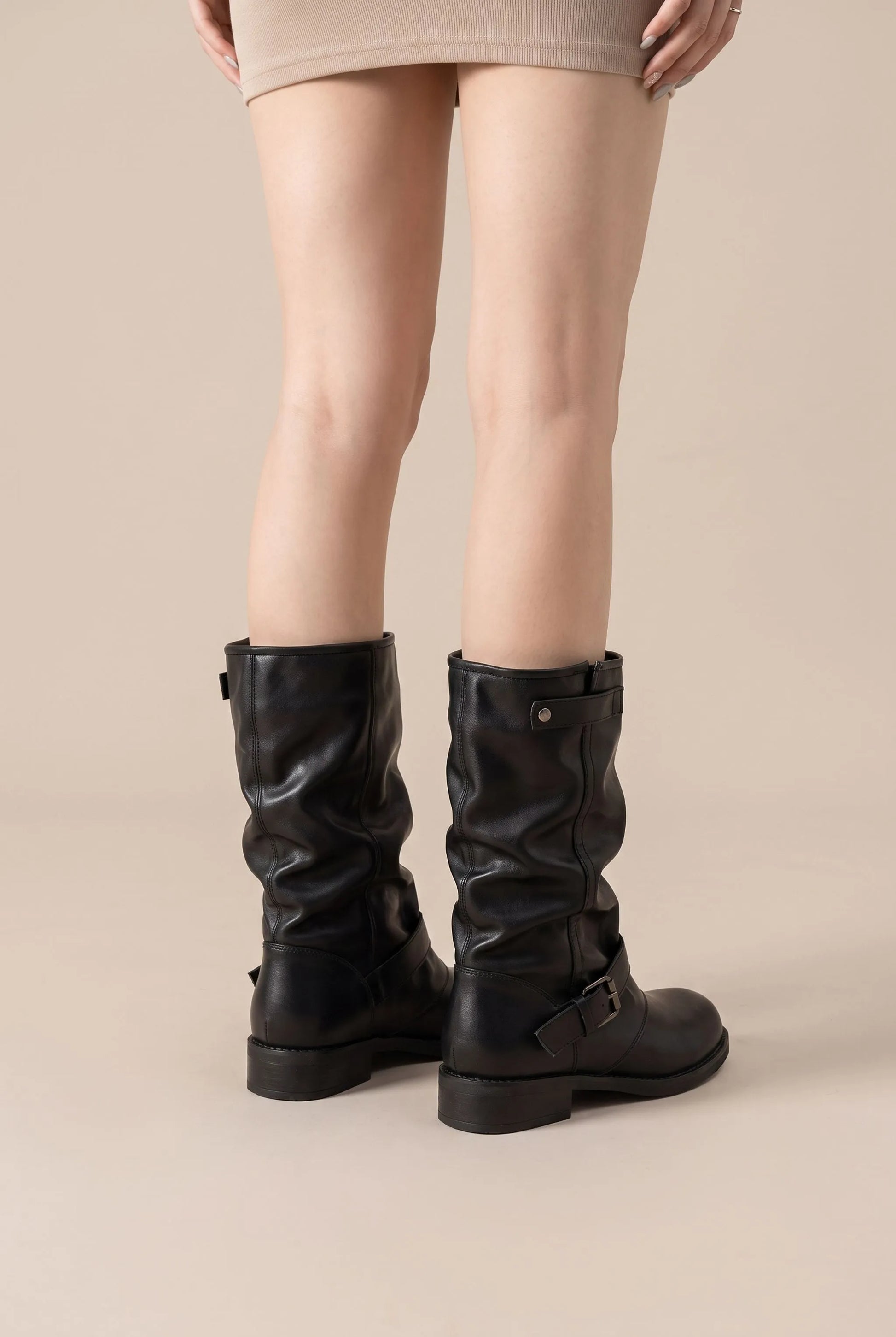 Sloucha | Bequeme Flache Damenstiefel Im Vintage-Look