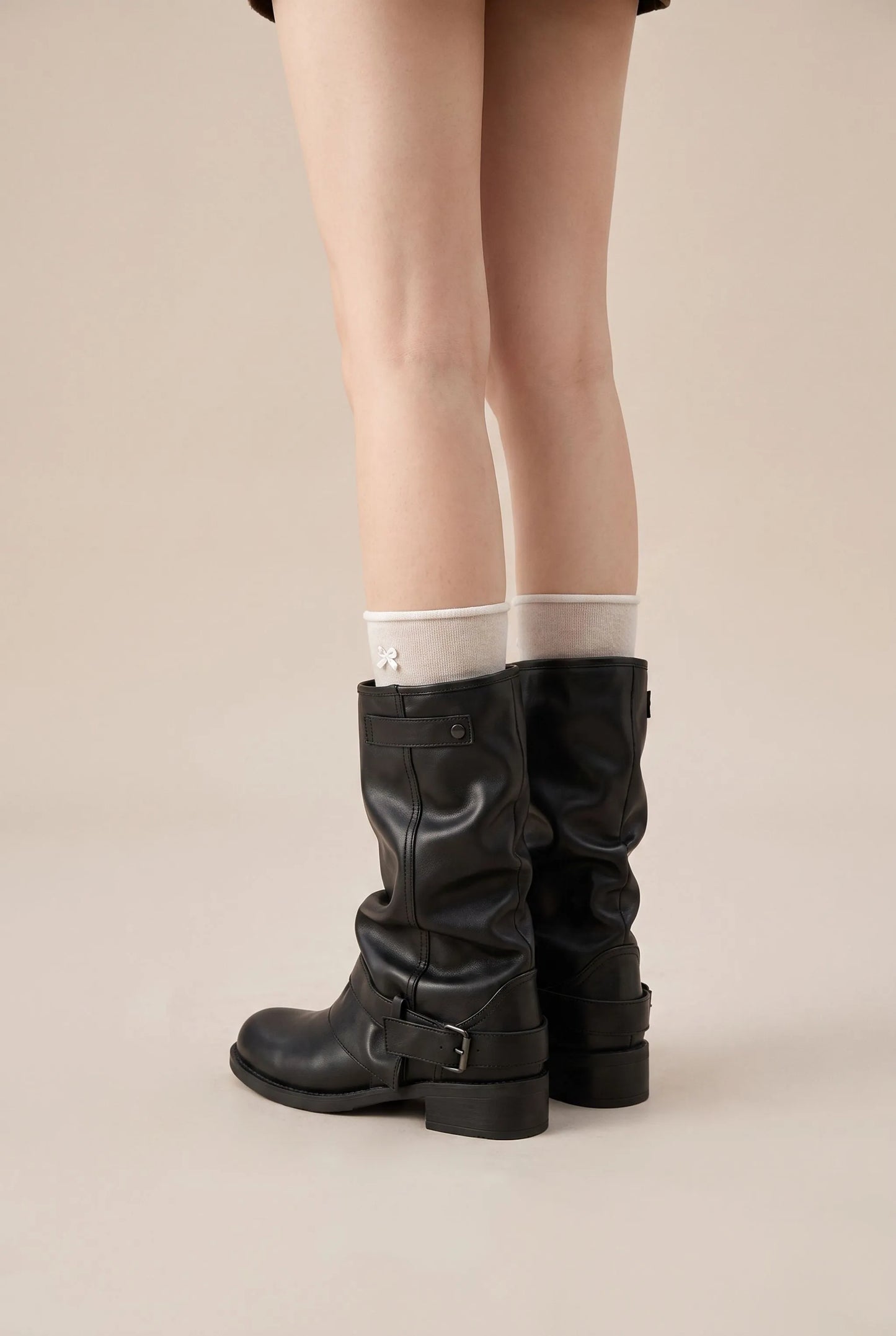 Sloucha | Bequeme Flache Damenstiefel Im Vintage-Look