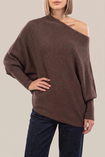 Slouchy | Lockere Schulterfreie Tunika