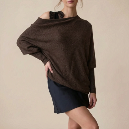 Slouchy | Lockere Schulterfreie Tunika