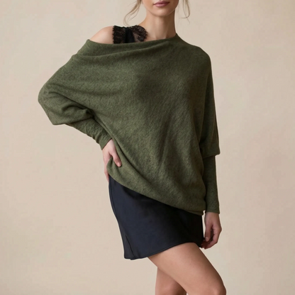 Slouchy | Lockere Schulterfreie Tunika