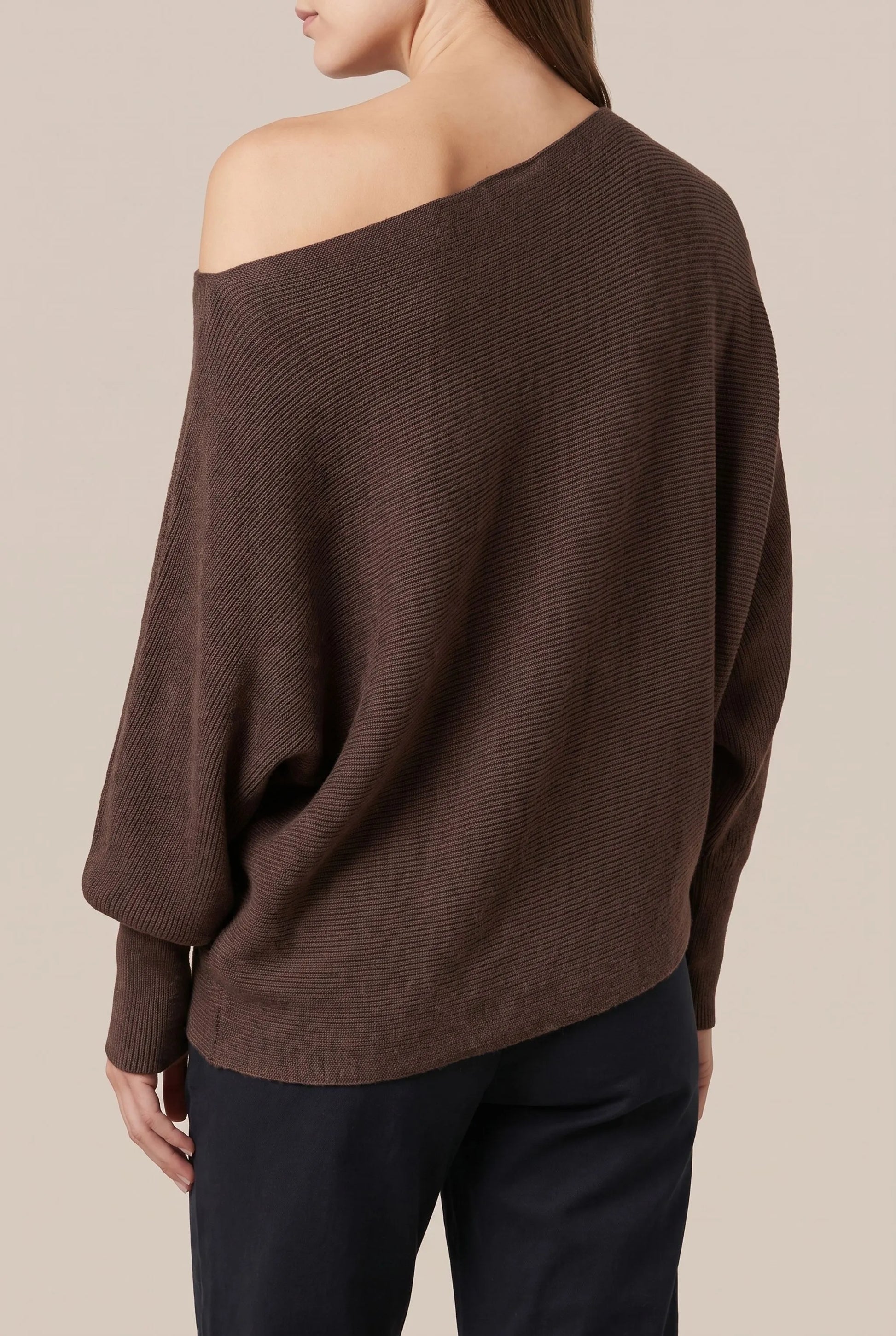 Slouchy | Lockere Schulterfreie Tunika