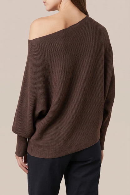 Slouchy | Lockere Schulterfreie Tunika