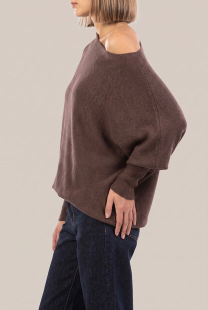 Slouchy | Lockere Schulterfreie Tunika