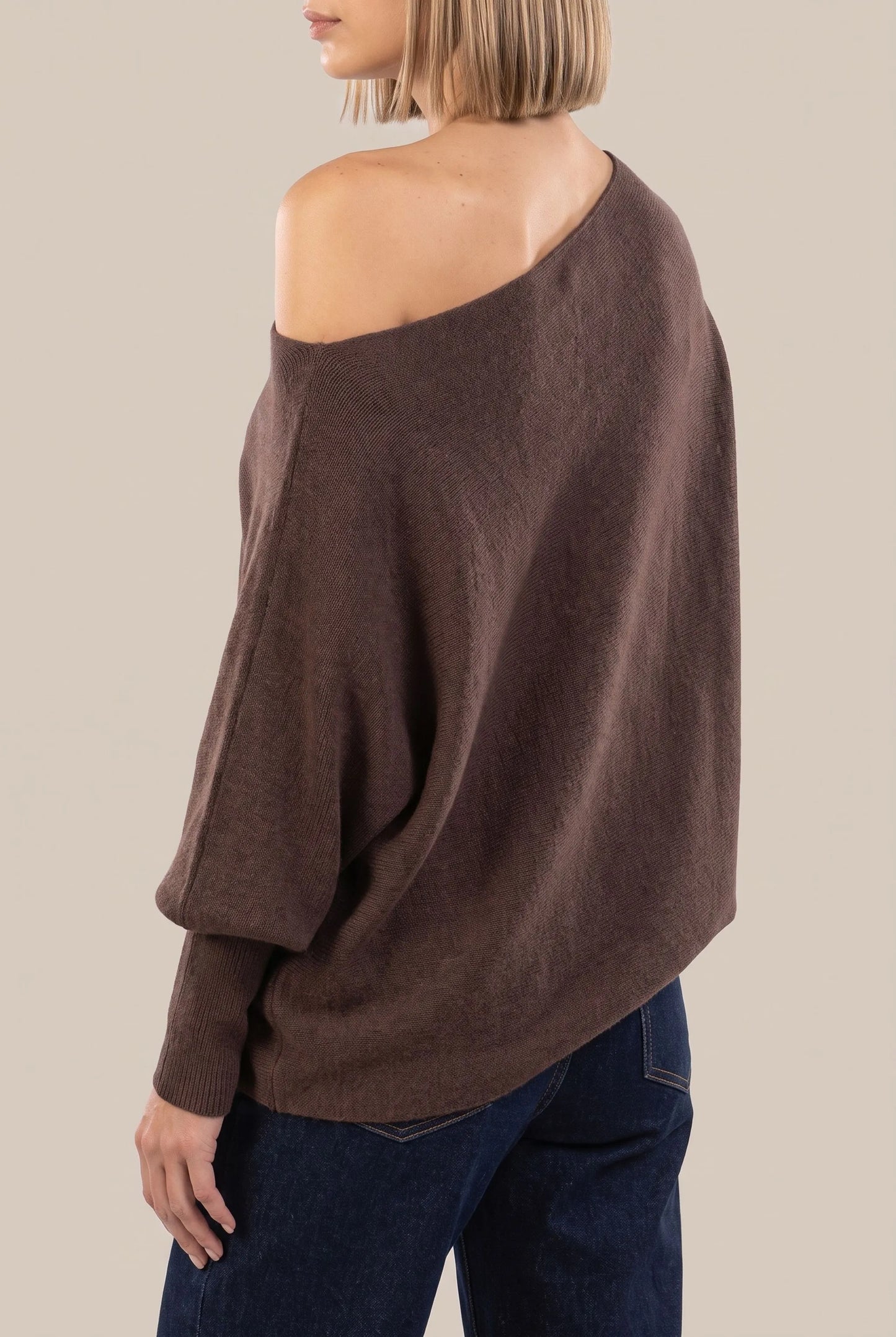 Slouchy | Lockere Schulterfreie Tunika