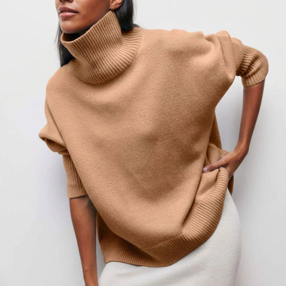 SnugStyle | Weiter Damen Rollkragenpullover
