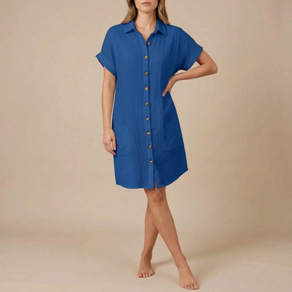 Solaria | Kurzes Hemdblusenkleid