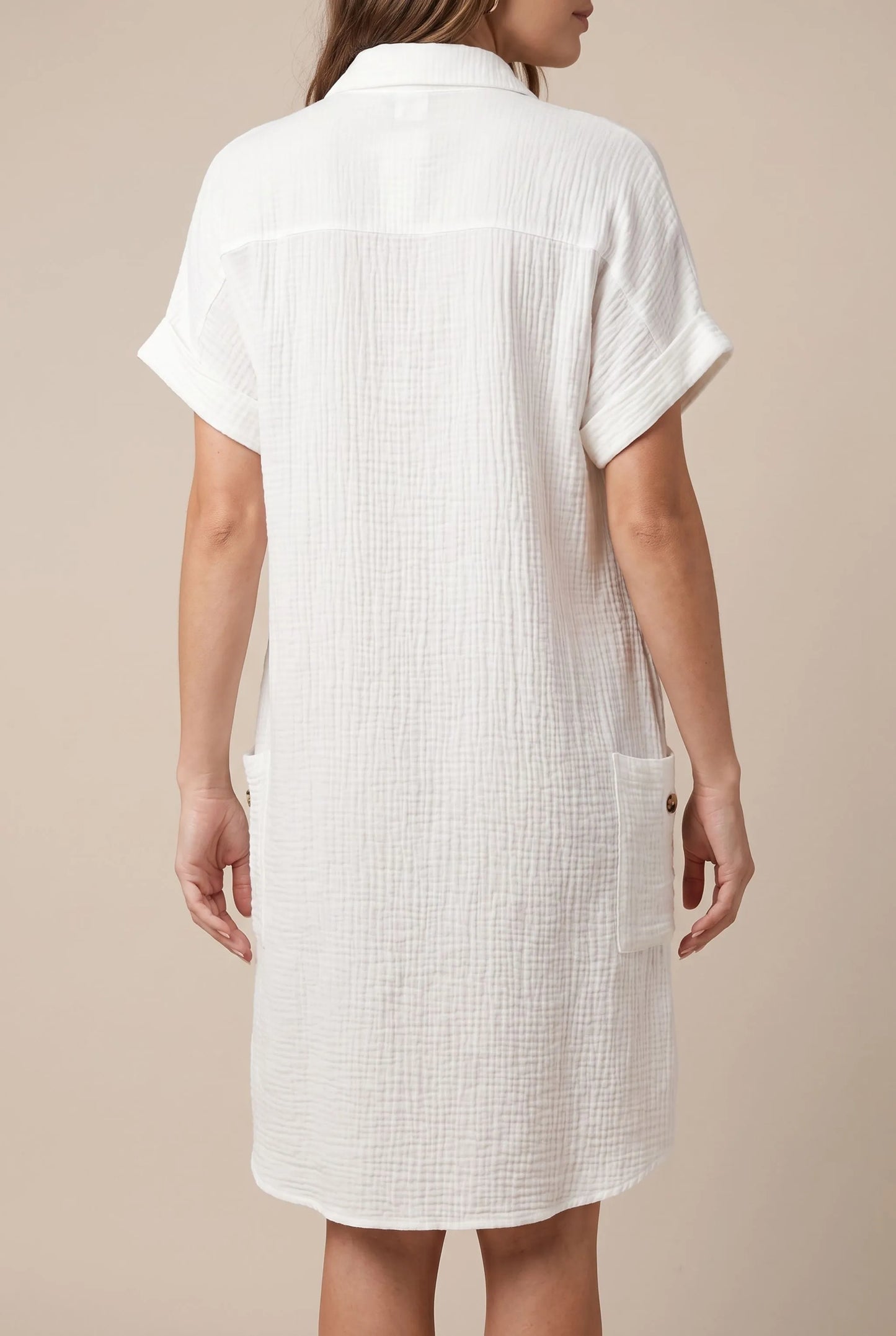 Solaria | Kurzes Hemdblusenkleid