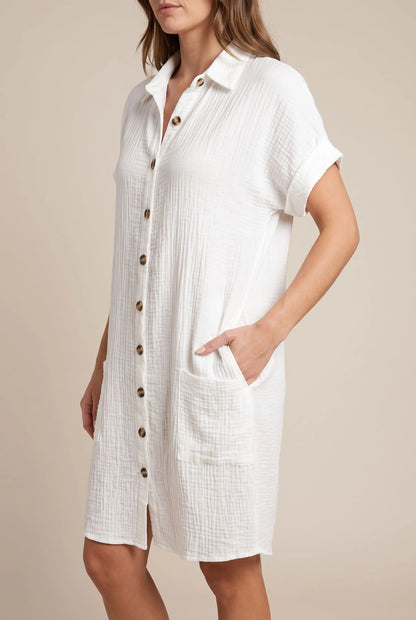 Solaria | Kurzes Hemdblusenkleid