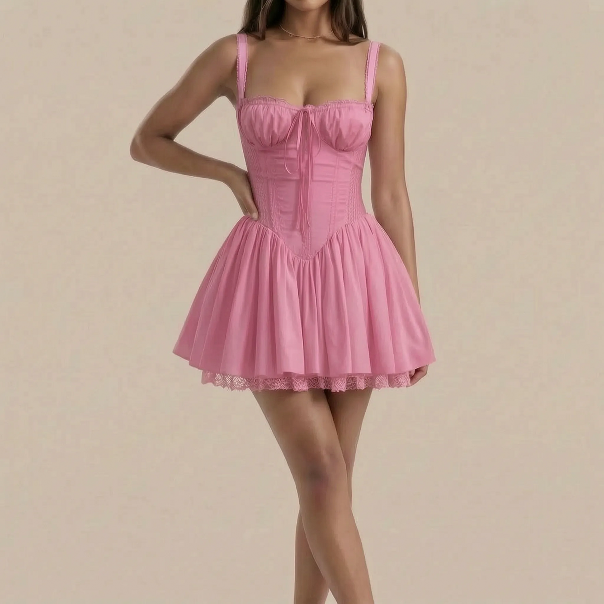 Sommeria | Elegantes Sommerkleid Mit Ausgestelltem Rock