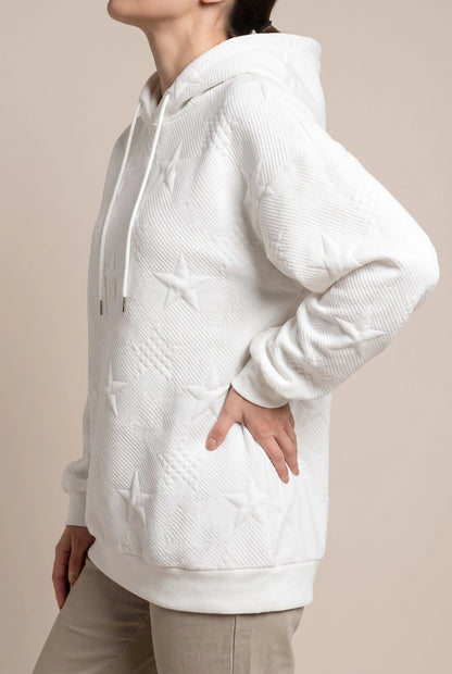 StarCloud | Geprägter Kapuzenpullover Mit Sternmuster