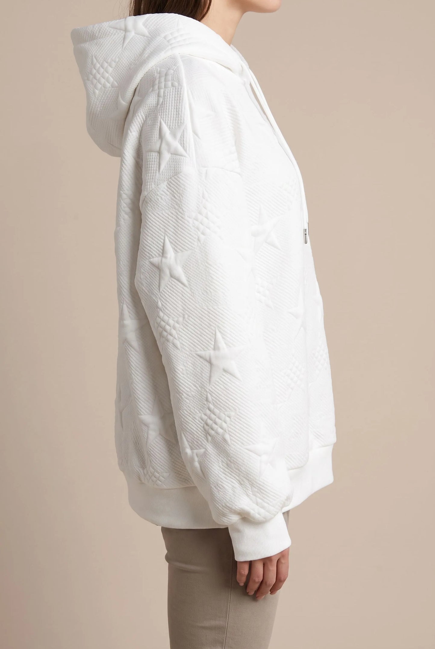 StarCloud | Geprägter Kapuzenpullover Mit Sternmuster