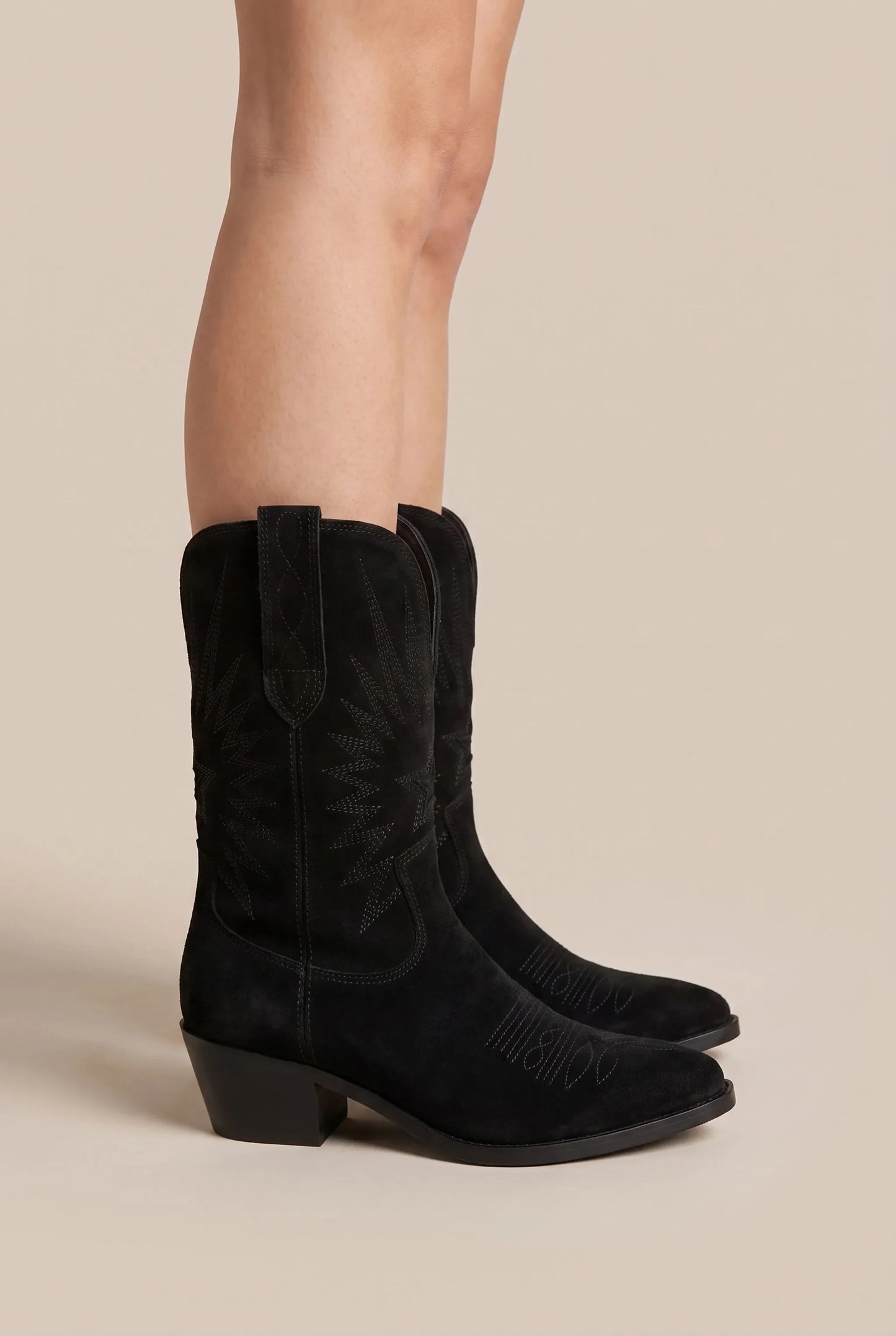 StarStride | Mittelhohe Cowboystiefel Für Damen
