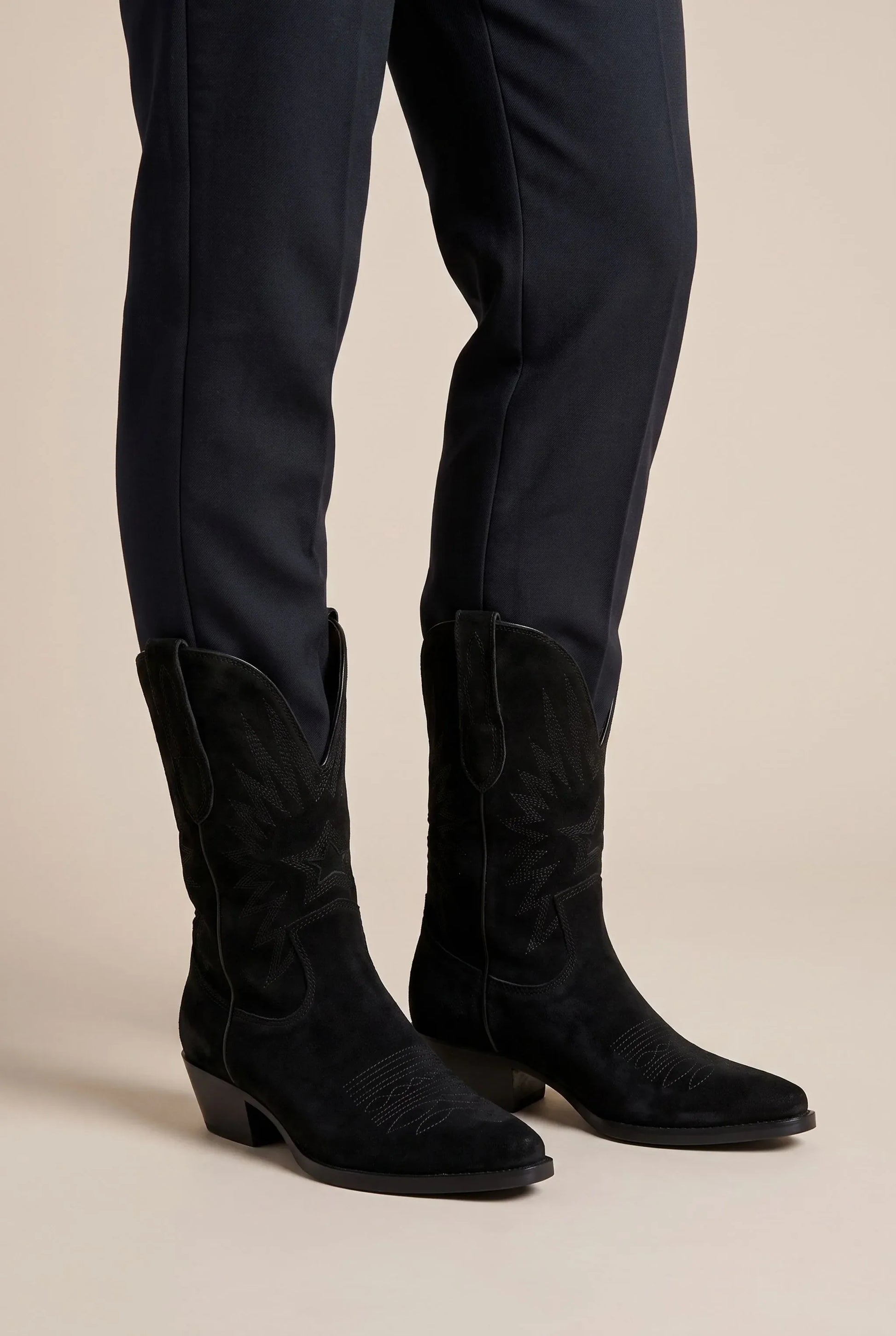 StarStride | Mittelhohe Cowboystiefel Für Damen