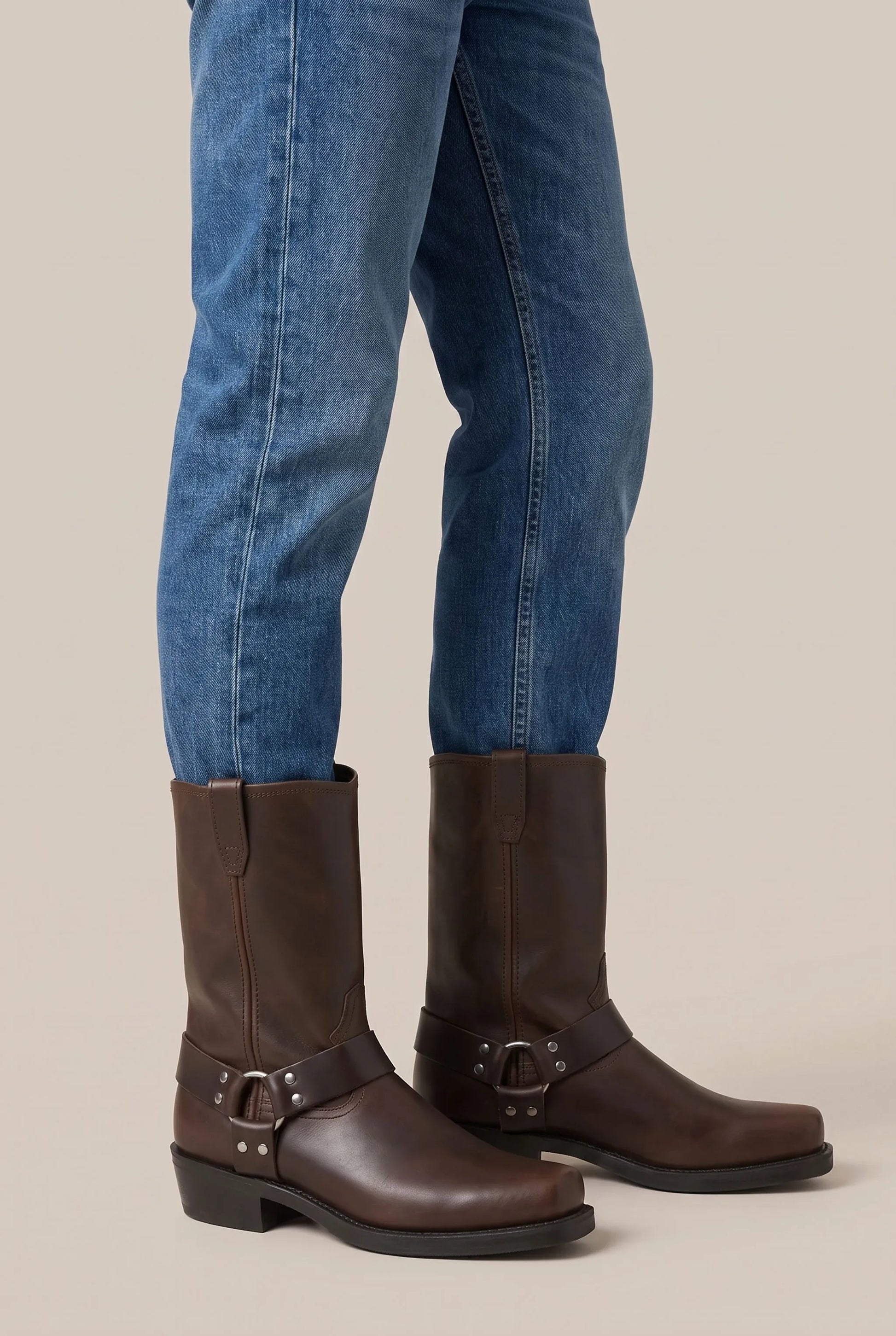 SteppeRider | Klassische Halbhohe Cowboystiefel