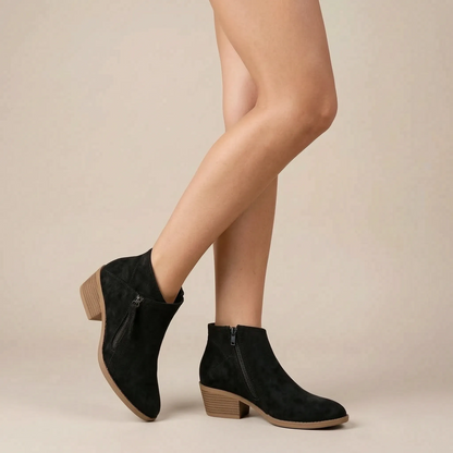 Stridevibe | Klassische Schwarze Damenstiefeletten