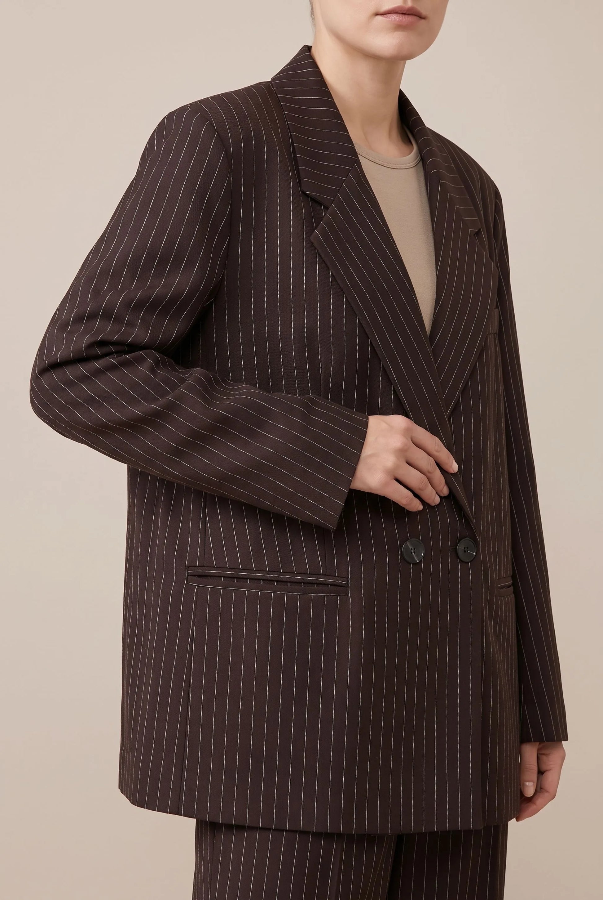 StripeOversize | Oversized-Blazer Mit Nadelstreifen