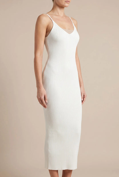 SummerRib | Langes Geripptes Sommerstrickkleid