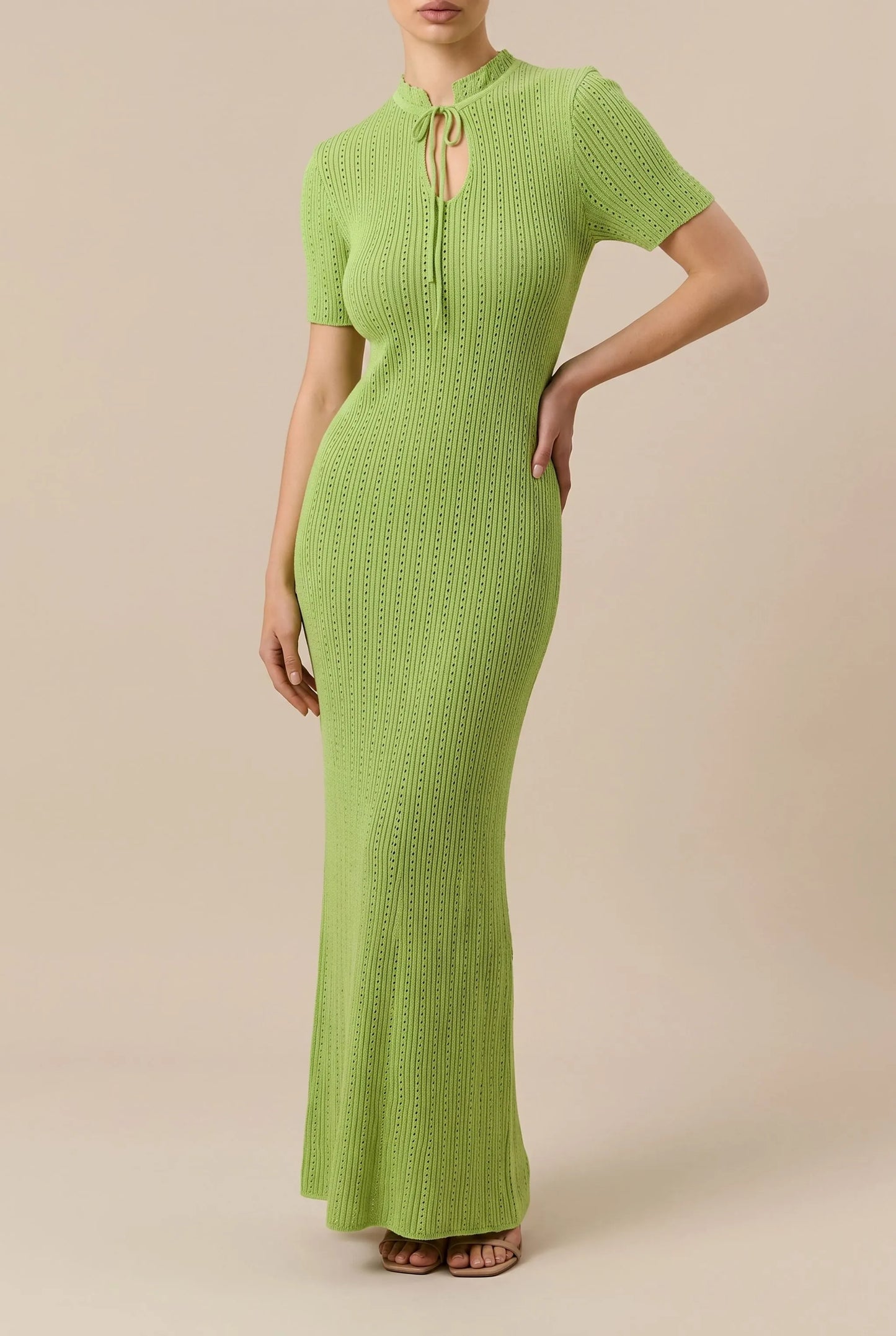 Summery | Elegantes Langes Strickkleid