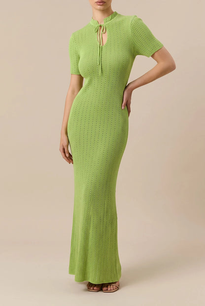 Summery | Elegantes Langes Strickkleid