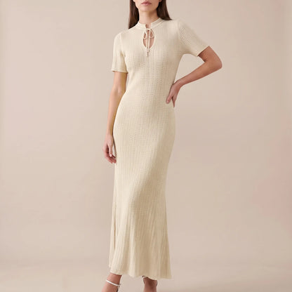 Summery | Elegantes Langes Strickkleid