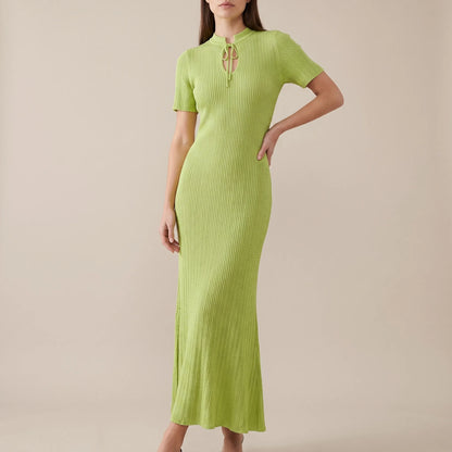 Summery | Elegantes Langes Strickkleid