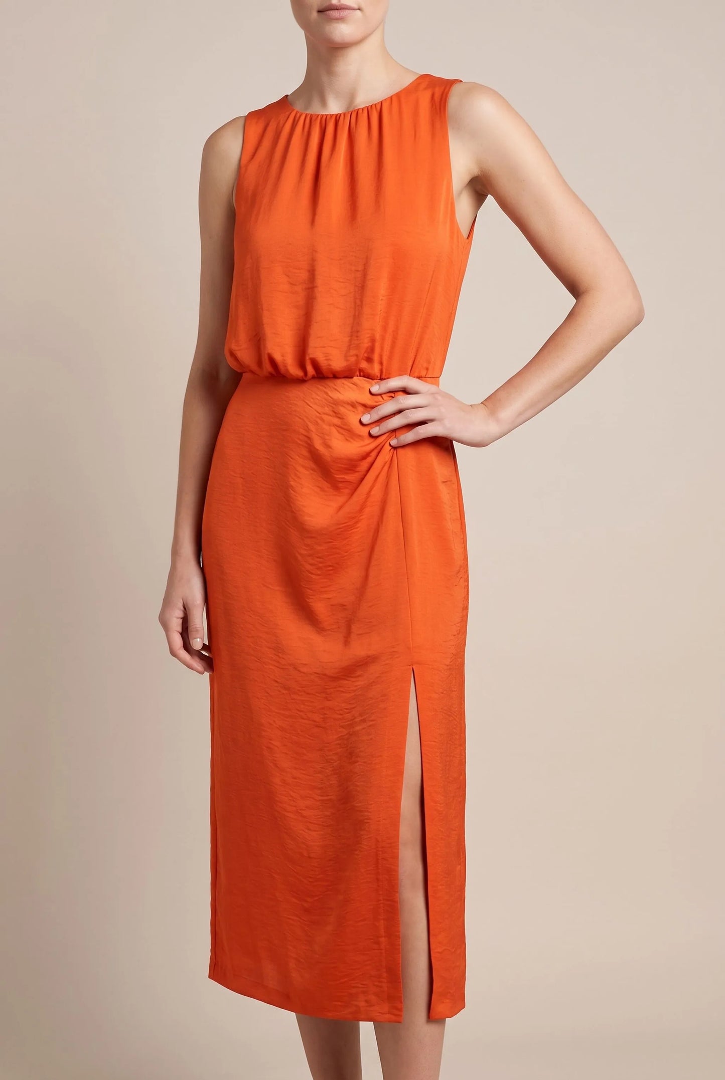 SunDrape | Festliches Midikleid Mit Raffung