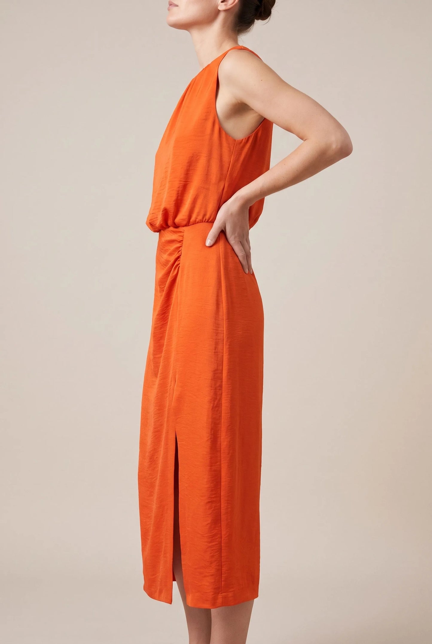 SunDrape | Festliches Midikleid Mit Raffung