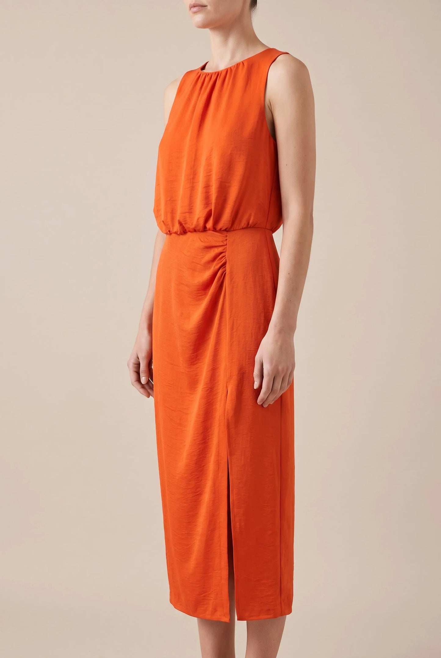 SunDrape | Festliches Midikleid Mit Raffung