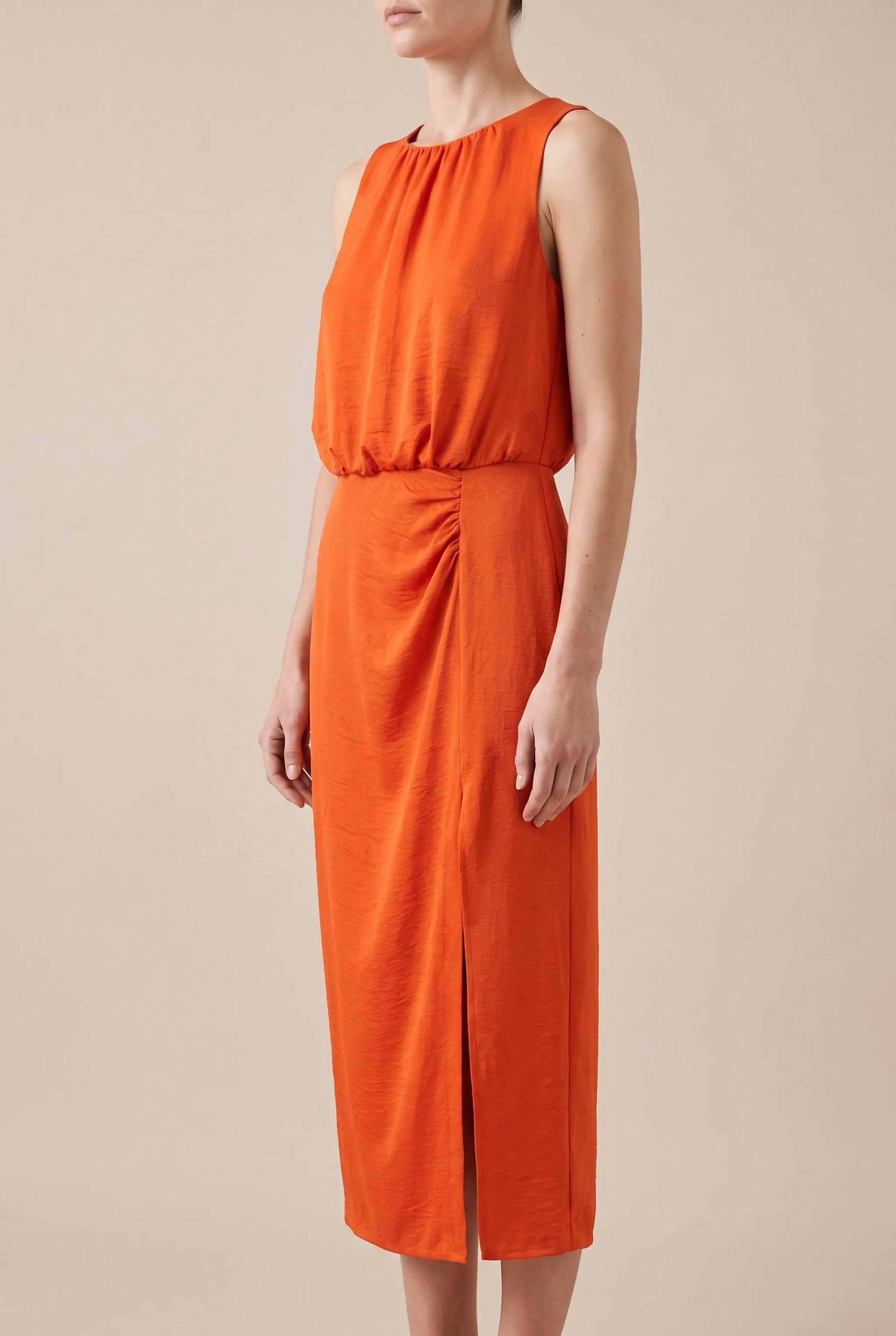 SunDrape | Festliches Midikleid Mit Raffung