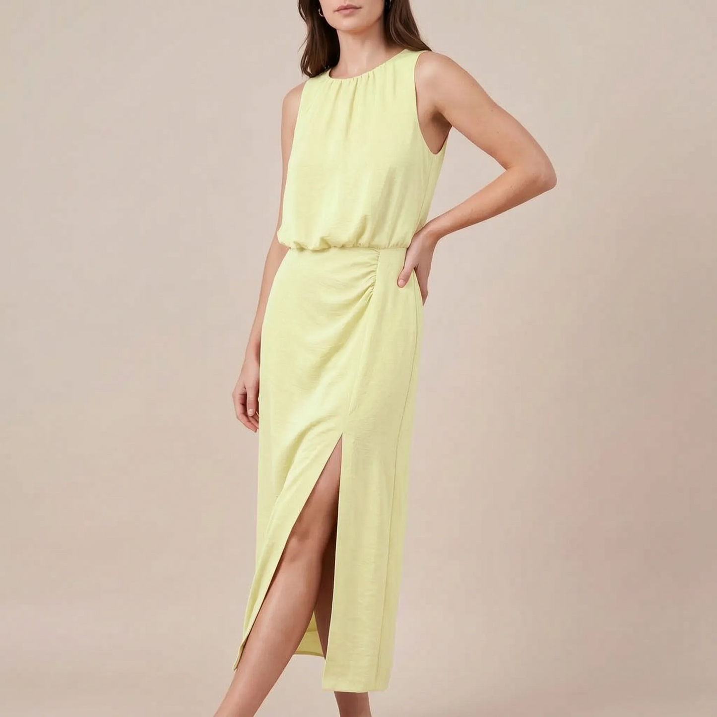 SunDrape | Festliches Midikleid Mit Raffung