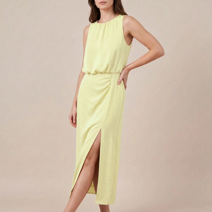 SunDrape | Festliches Midikleid Mit Raffung