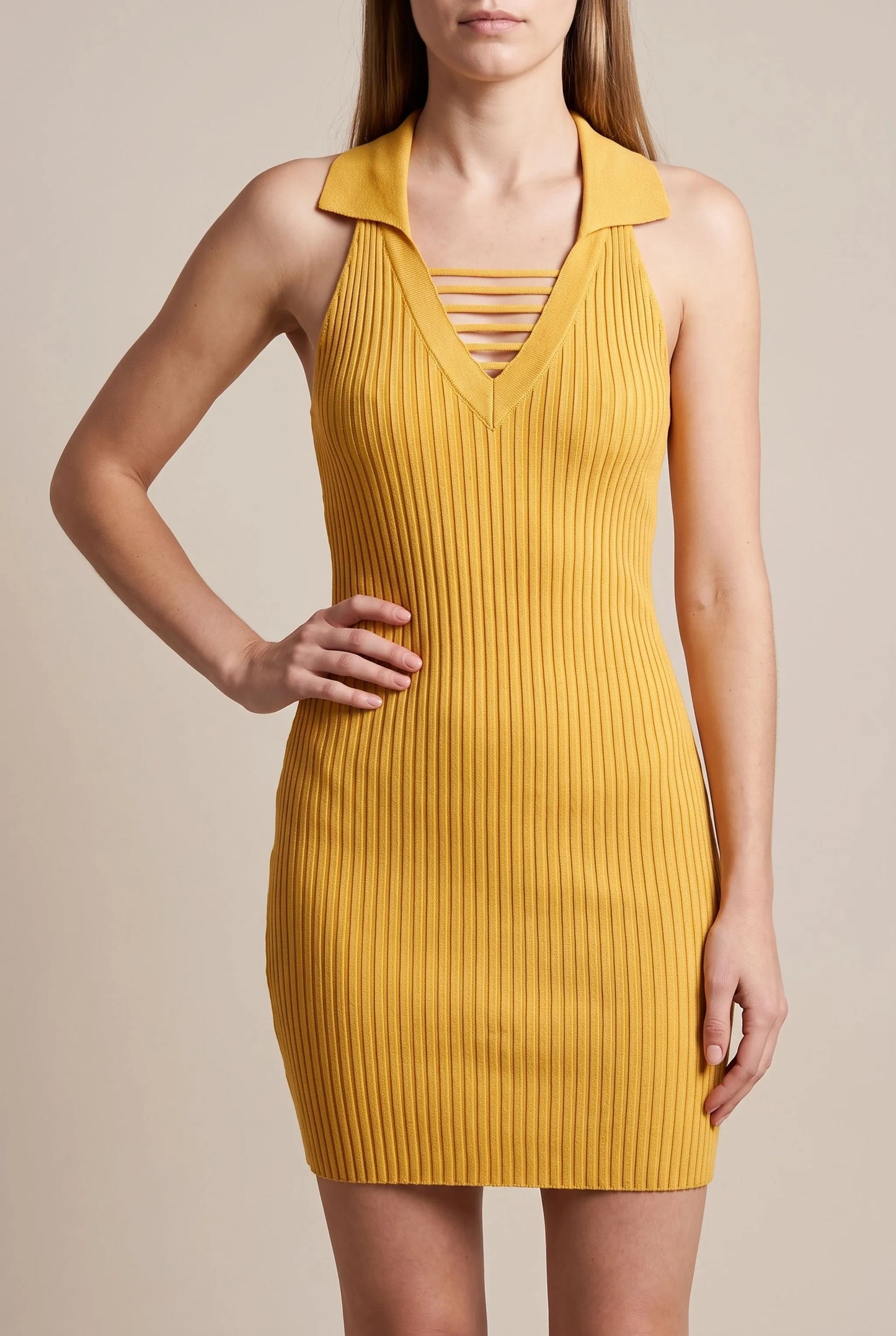 SunShape | Kurzes Figurbetontes Strickkleid