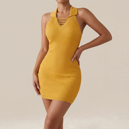 SunShape | Kurzes Figurbetontes Strickkleid