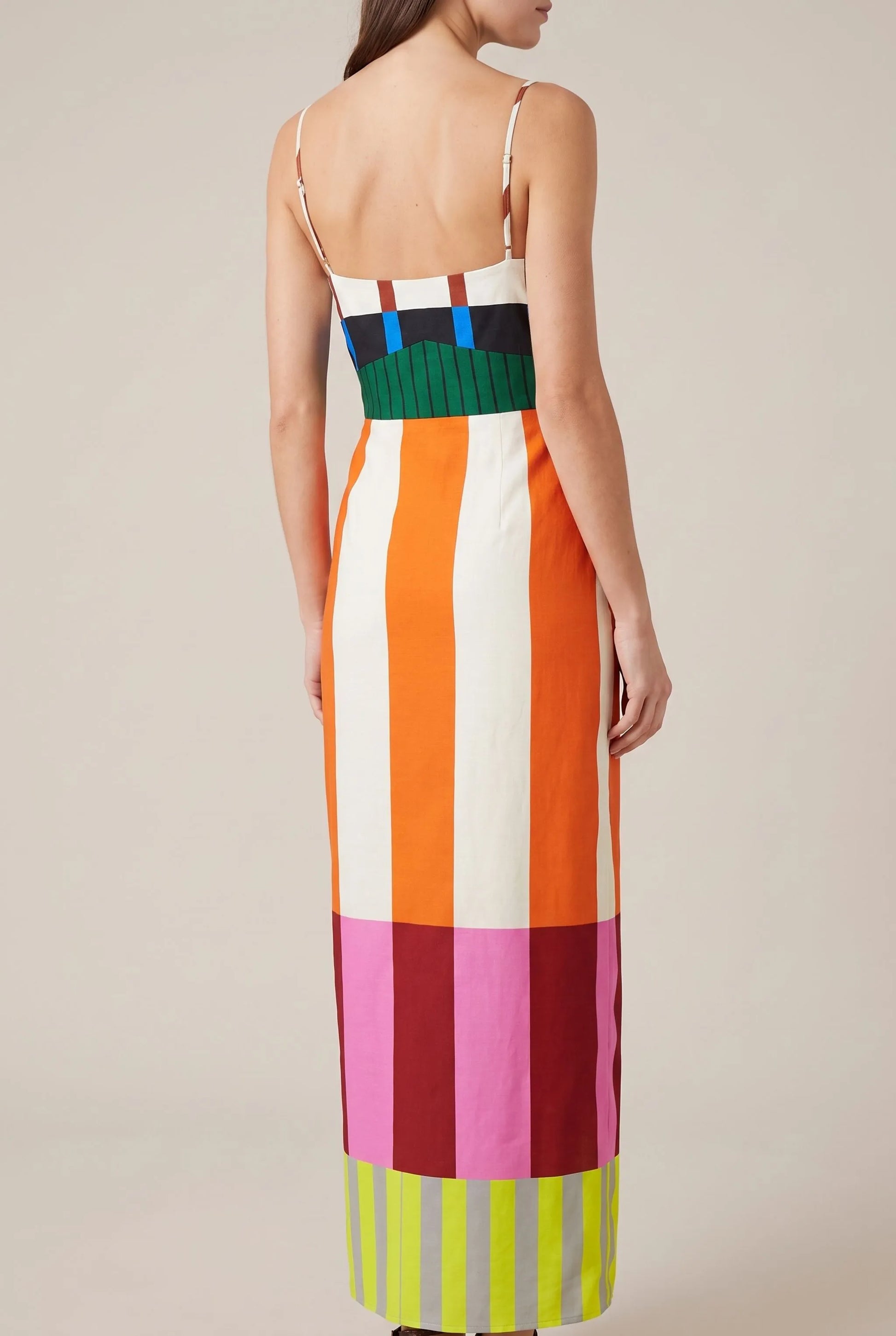 Sunova | Maxikleid Mit Geometrischem Muster