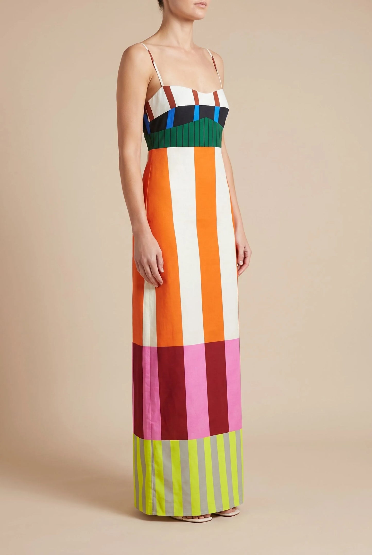 Sunova | Maxikleid Mit Geometrischem Muster