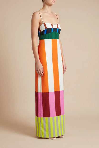 Sunova | Maxikleid Mit Geometrischem Muster