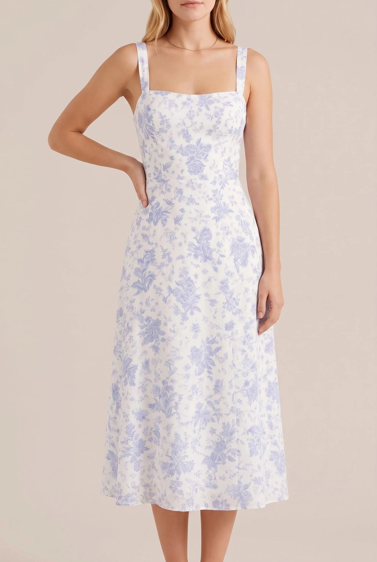 Sunvail | Sommerliches Trägerkleid Mit Blumenmuster