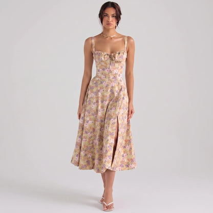 Sunvail | Sommerliches Trägerkleid Mit Blumenmuster