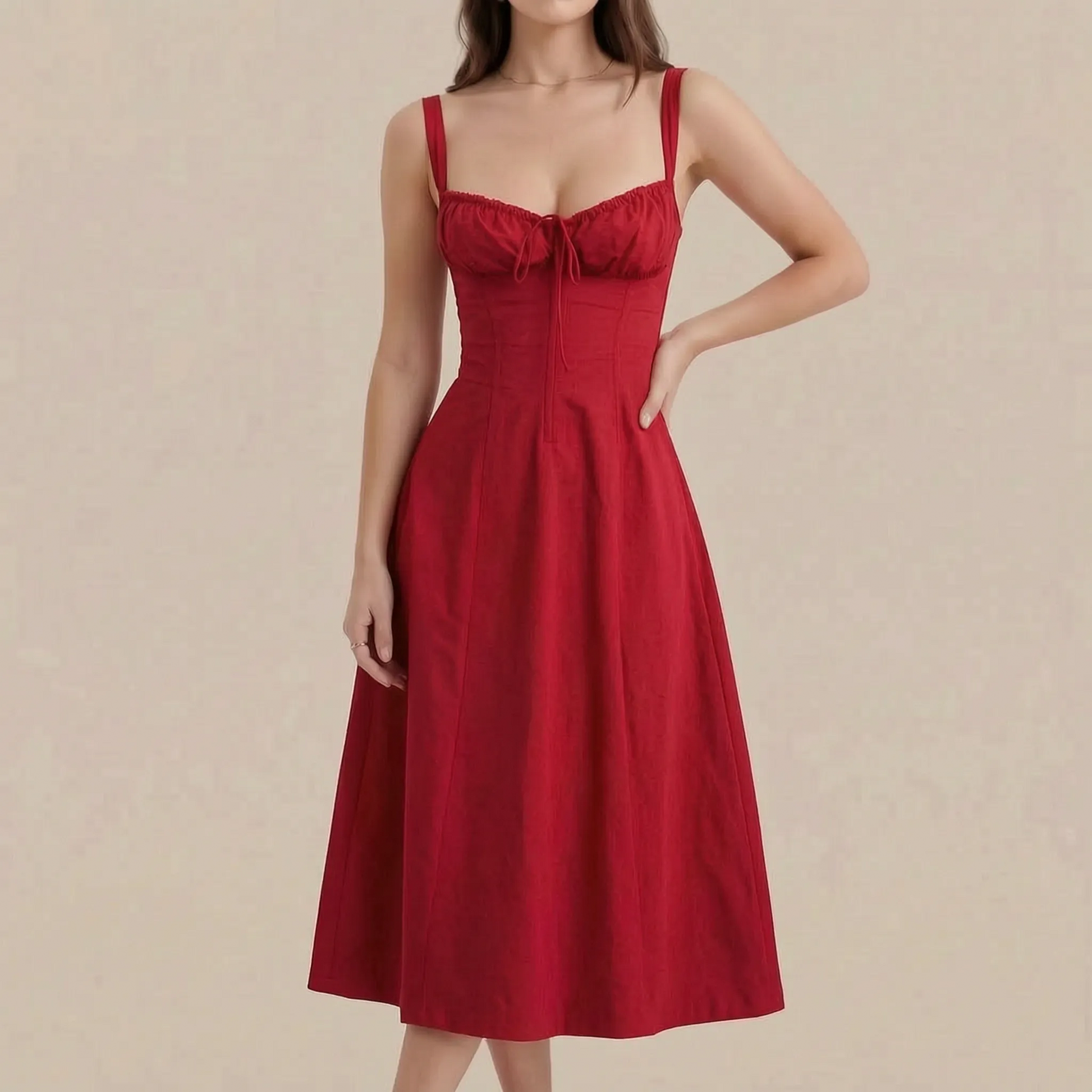 Sunvail | Sommerliches Trägerkleid Mit Blumenmuster