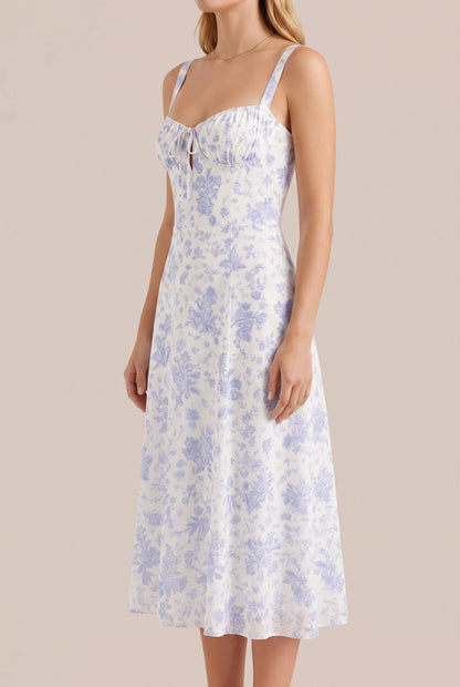 Sunvail | Sommerliches Trägerkleid Mit Blumenmuster