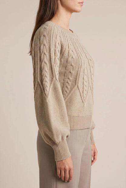 Sweaterly | Eleganter Damenpullover Mit Zopfmuster