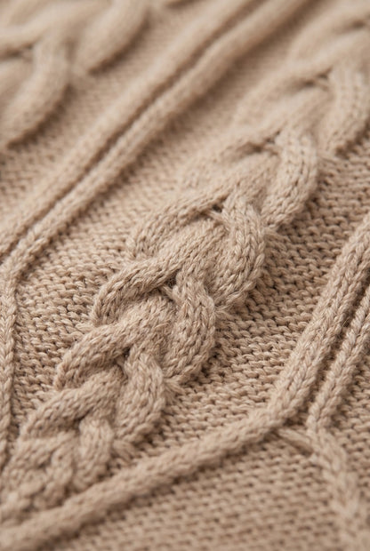 Sweaterly | Eleganter Damenpullover Mit Zopfmuster