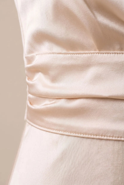 Sylvane | Langes Fließendes Abendkleid Mit Beinschlitz