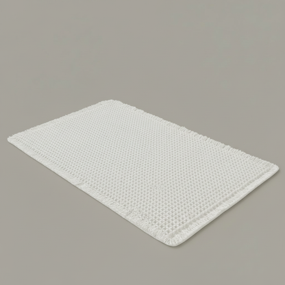 Tappetino da Bagno Antiscivolo con Nappe | Tappetino Waffle