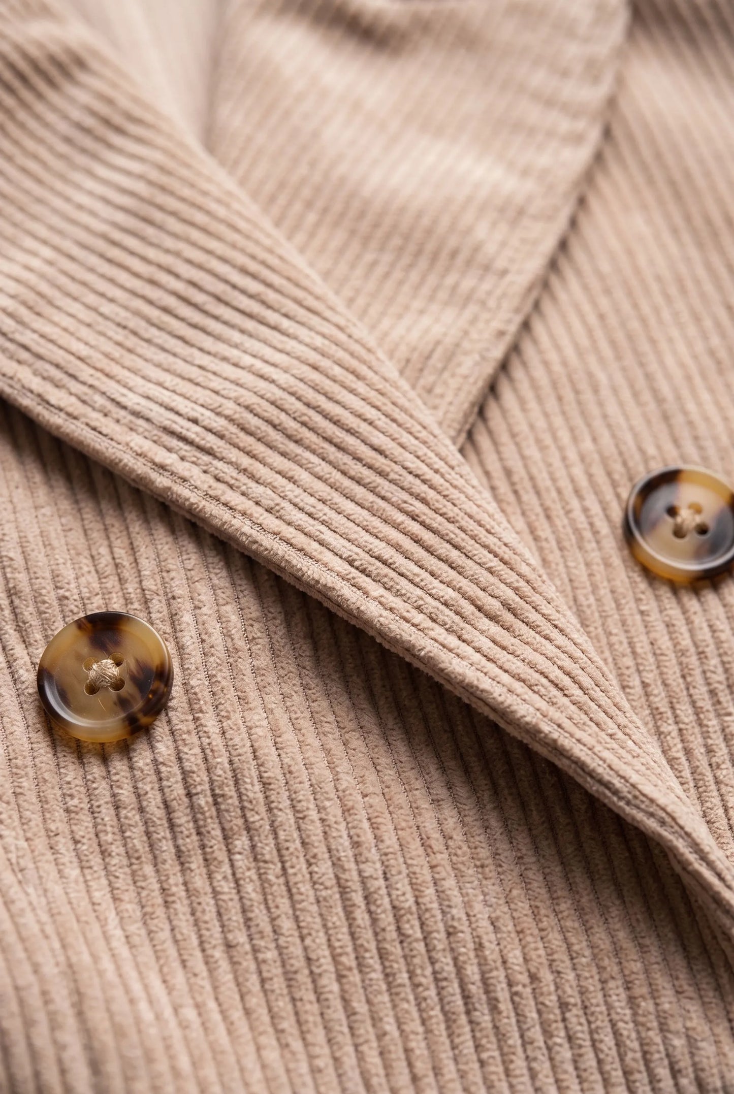 Tecture | Zweireihiger Damenblazer Mit Feiner Rippenstruktur