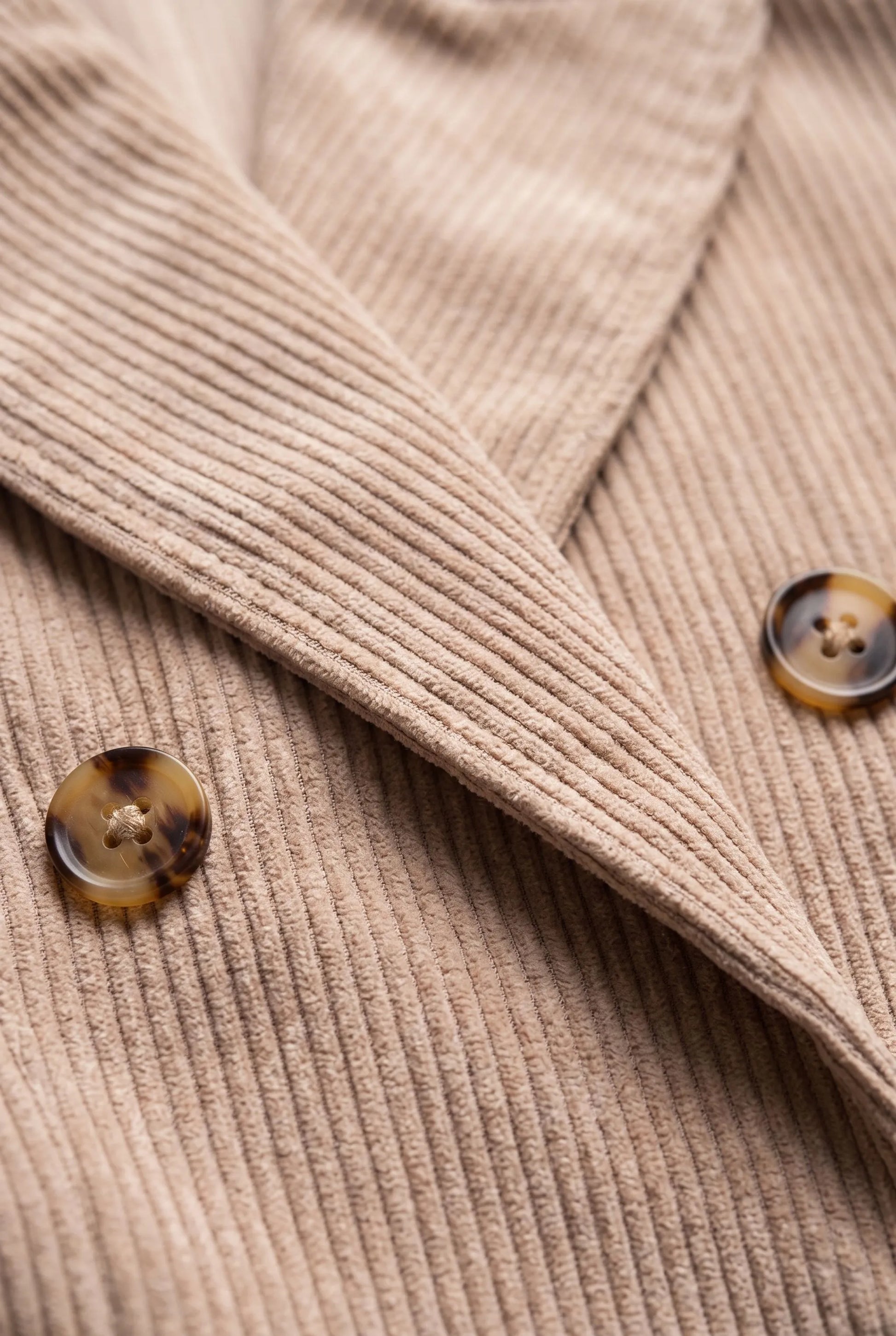 Tecture | Zweireihiger Damenblazer Mit Feiner Rippenstruktur