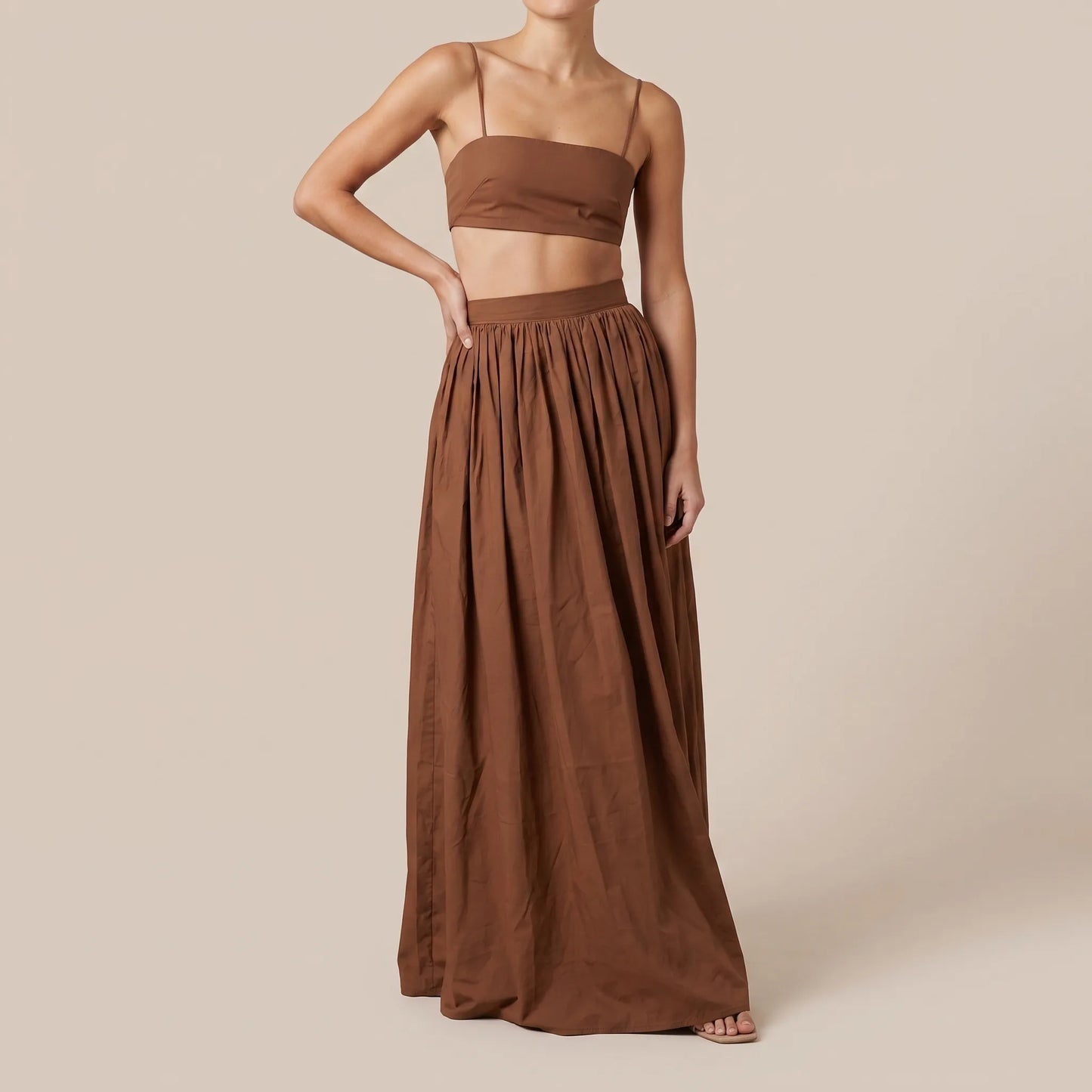 Tentora | Luftiges Zweiteiler Set Damen Sommer Mit Maxirock