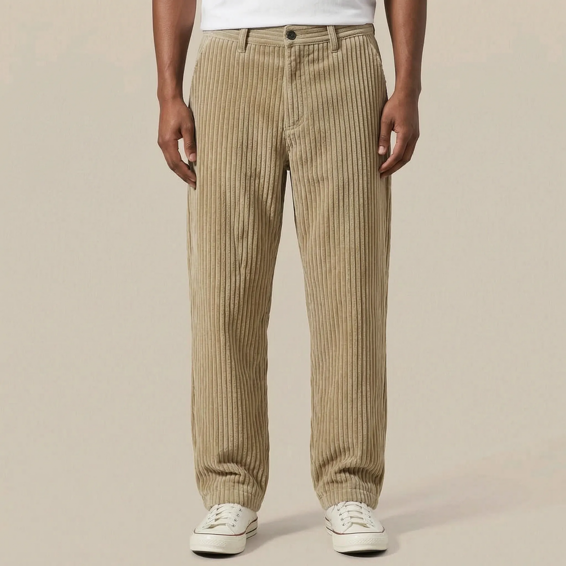 Texlan | Weit Geschnittene Freizeit-Hose Im Vintage-Stil